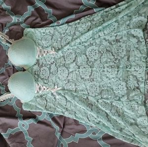 Sexy soft blue nighty